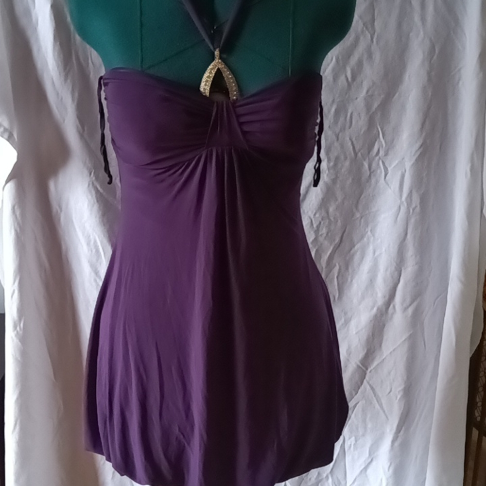 Codigo Purple Cocktail Dress